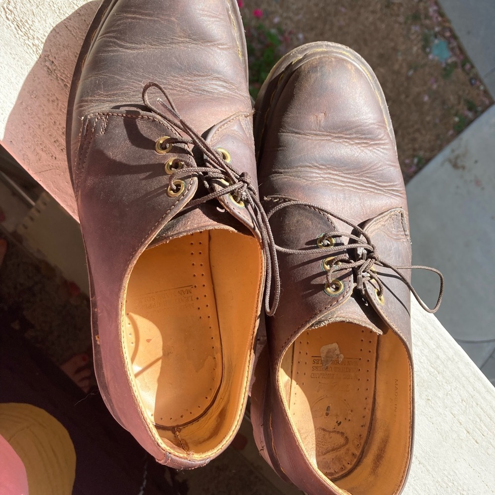 Dr Marten 1461 Brown Oxford - Size 9M/10W- Made in England